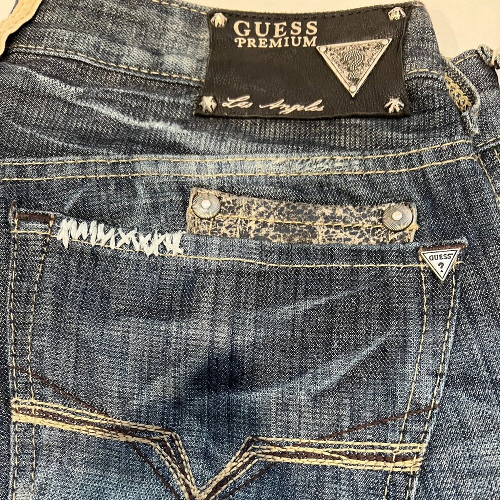 Vintage Guess Premium Los Angeles Lincoln Slim Straight 34 x 32L